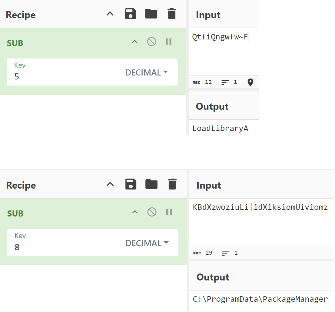 String Decryption using CyberChef