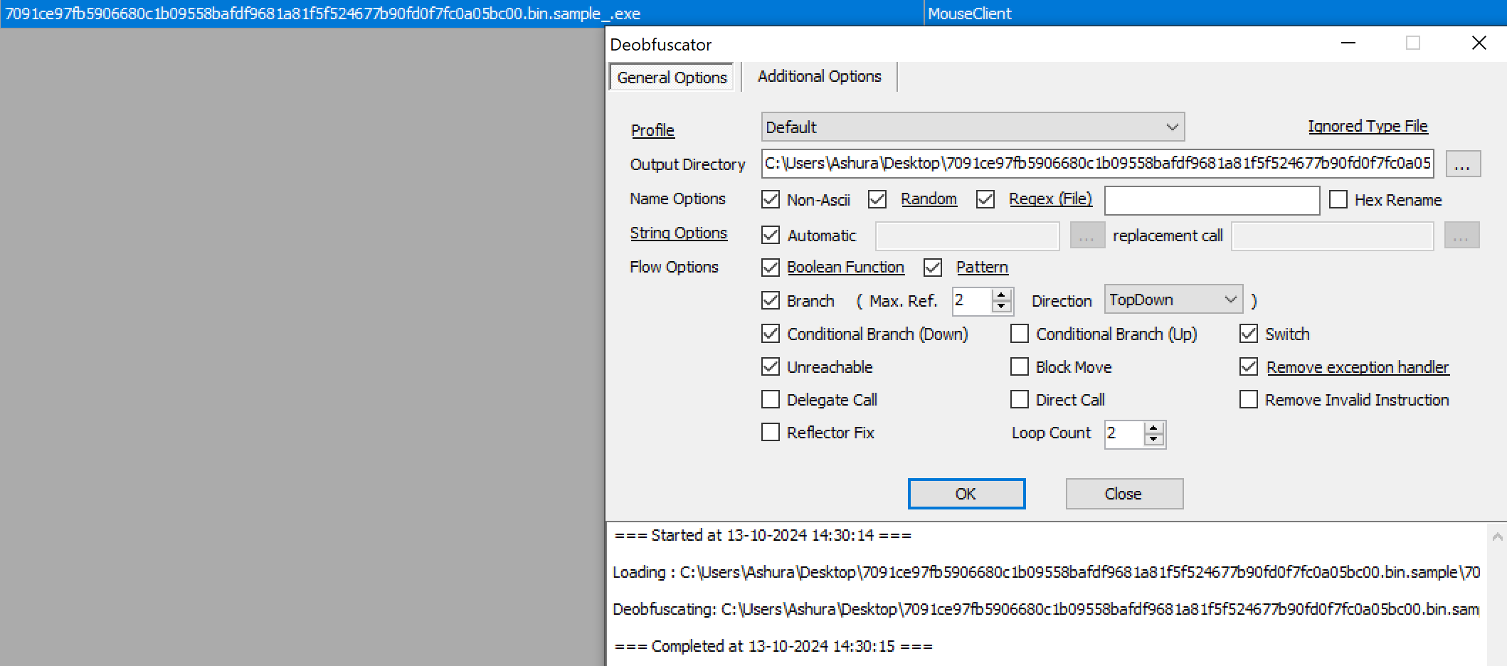 Deobfuscation with Simple Assembly Explorer